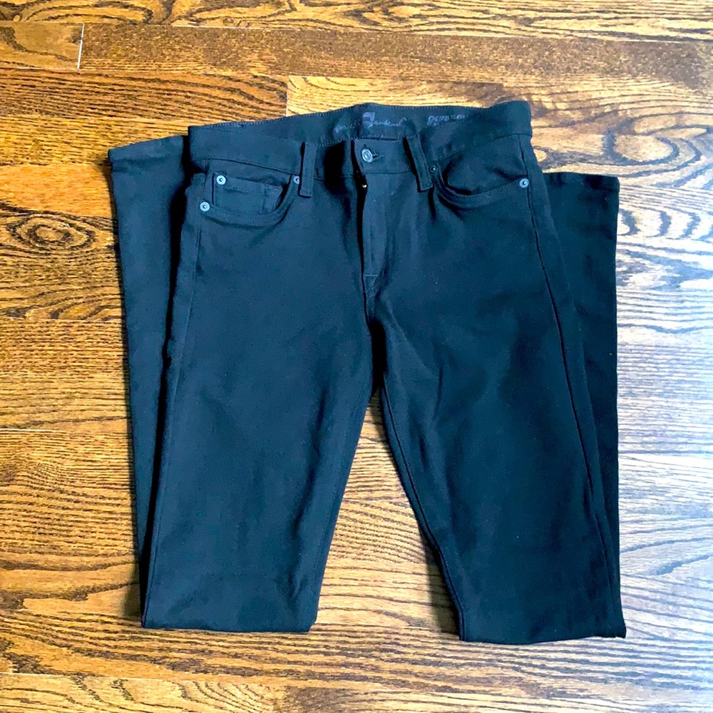 7 for All Mankind Gwen Super Skinny Black Leggings